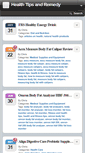 Mobile Screenshot of healthtipsandremedy.com